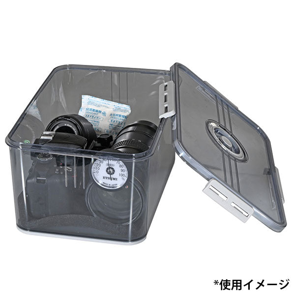 エツミ VE-5366 湿度計 アナログ式 ブラック