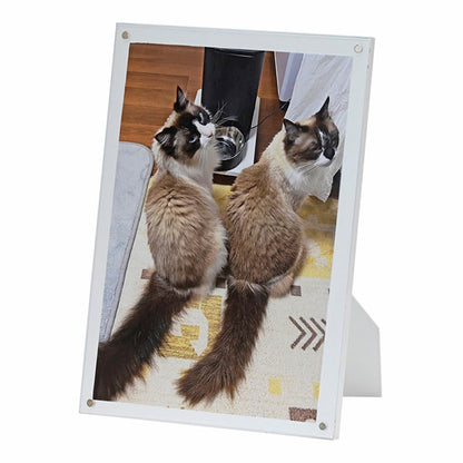 エツミ VE-5601 マグネットフォトフレーム ハガキ・L判・チェキサイズ対応 ホワイト