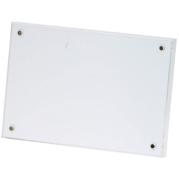 エツミ VE-5601 マグネットフォトフレーム ハガキ・L判・チェキサイズ対応 ホワイト