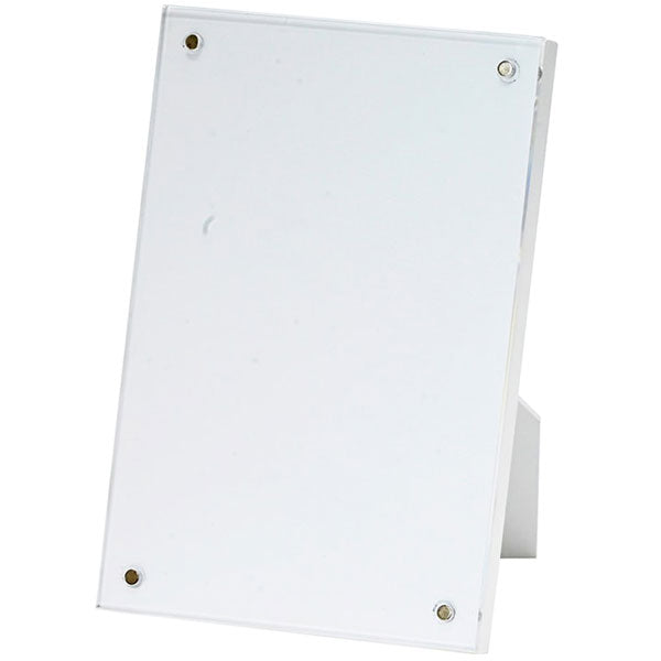 エツミ VE-5601 マグネットフォトフレーム ハガキ・L判・チェキサイズ対応 ホワイト