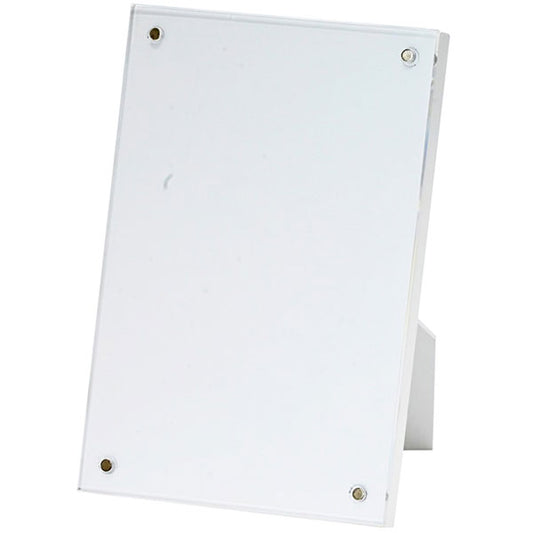 エツミ VE-5601 マグネットフォトフレーム ハガキ・L判・チェキサイズ対応 ホワイト