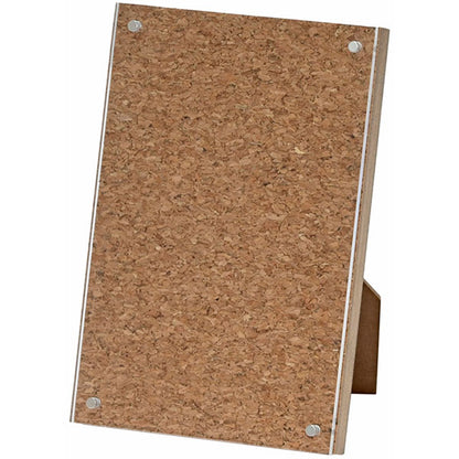 エツミ VE-5602 マグネットフォトフレーム ハガキ・L判・チェキサイズ対応 コルクブラウン