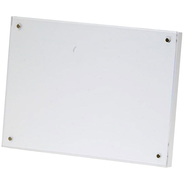 エツミ VE-5604 マグネットフォトフレーム 2L判・ハガキ・L判サイズ対応 ホワイト