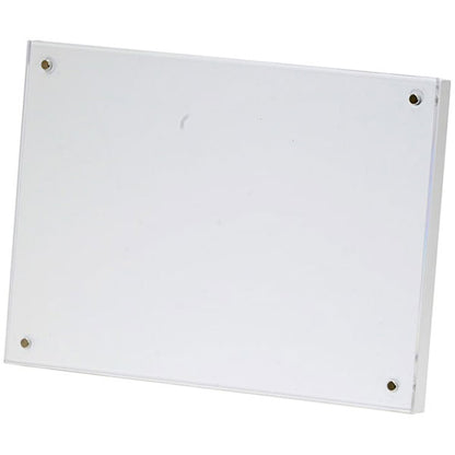 エツミ VE-5604 マグネットフォトフレーム 2L判・ハガキ・L判サイズ対応 ホワイト