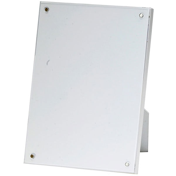 エツミ VE-5604 マグネットフォトフレーム 2L判・ハガキ・L判サイズ対応 ホワイト