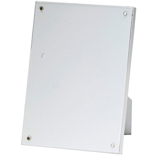 エツミ VE-5604 マグネットフォトフレーム 2L判・ハガキ・L判サイズ対応 ホワイト