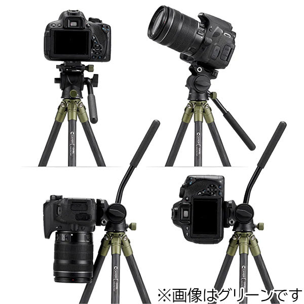 エツミ VCAYER-CH35S1GR カイヤービデオ三脚S1雲台付 グレー