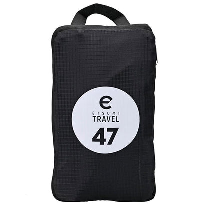 エツミ E-3607 折りたたみバッグ 47L ブラック