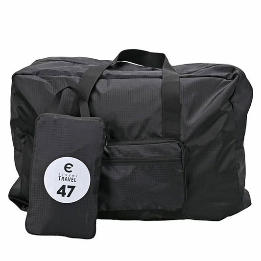エツミ E-3607 折りたたみバッグ 47L ブラック
