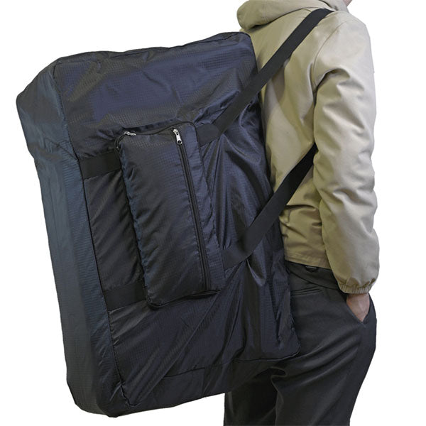 エツミ E-3608 折りたたみバッグ 100L ブラック