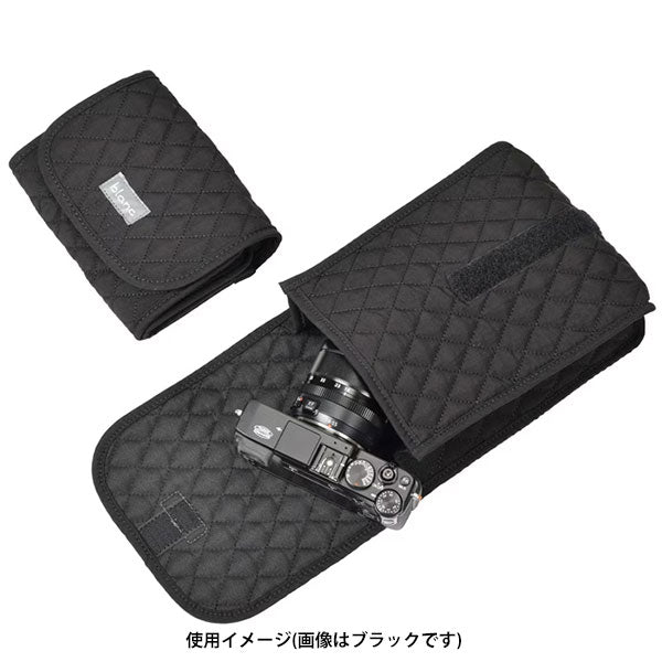 エツミ VE-3617 blanc マチ付キルティングケース M ベージュ