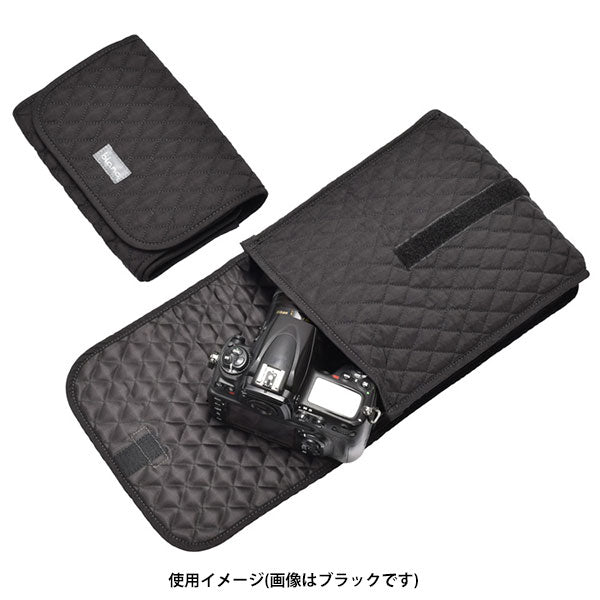 エツミ VE-3622 blanc マチ付キルティングケース XL カーキ