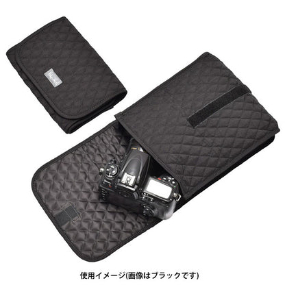 エツミ VE-3622 blanc マチ付キルティングケース XL カーキ