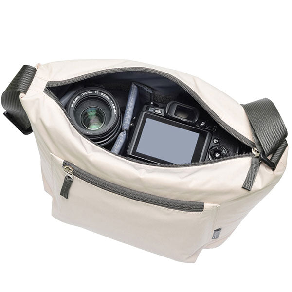エツミ VE-3626 blanc カメラショルダー M ホワイト