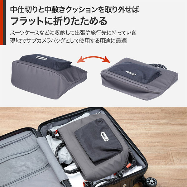ハクバ ODRCSBMGY アウトドアプロダクツ ロープカメラショルダーバッグ M グレー