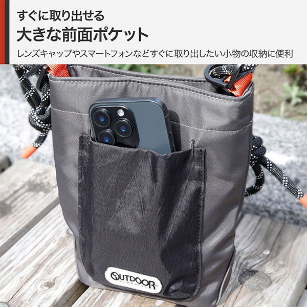 ハクバ ODRCMSBMGY アウトドアプロダクツ ロープカメラミニショルダーバッグ M グレー