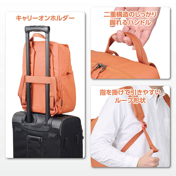 《2月27日発売予定》 ハクバ SP-STBP14OR プラスシェル ストリーム バックパック 14 オレンジ 【予約】