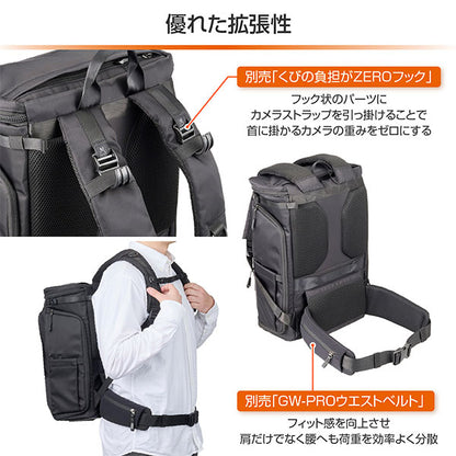 《5月15日発売予定》 ハクバ SGWSB-BP18BK GW-STANDARD ブロス バックパック18 ブラック 【予約】