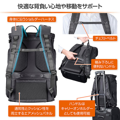 《5月15日発売予定》 ハクバ SGWSB-BP18BK GW-STANDARD ブロス バックパック18 ブラック 【予約】