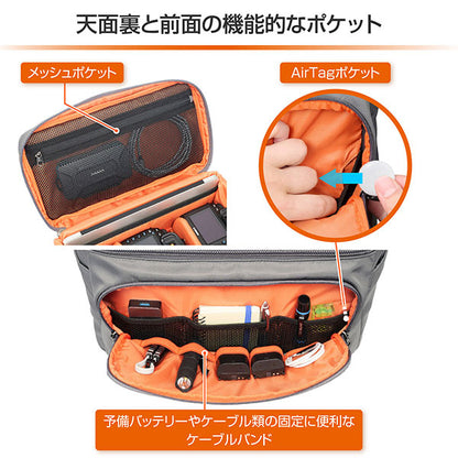 《5月29日発売予定》 ハクバ SGWSB-SB12GY GW-STANDARD ブロス ショルダーバッグ12 グレー 【予約】