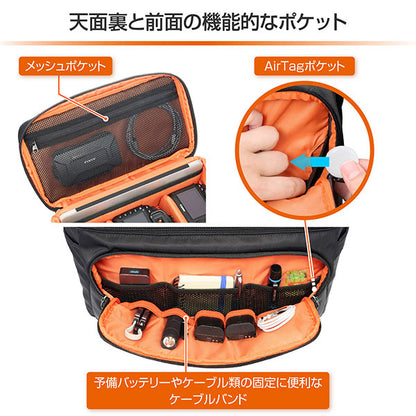 《5月29日発売予定》 ハクバ SGWSB-SB12BK GW-STANDARD ブロス ショルダーバッグ12 ブラック 【予約】