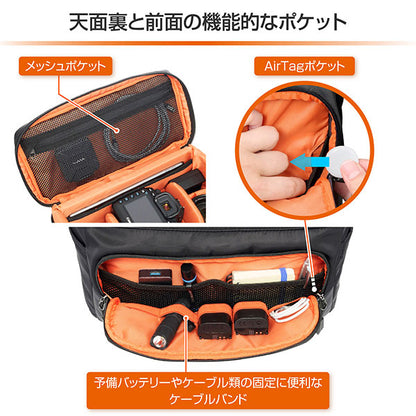 《5月29日発売予定》 ハクバ SGWSB-SB8BK GW-STANDARD ブロス ショルダーバッグ8 ブラック 【予約】