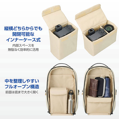 《5月29日発売予定》 ハクバ ODCDP04IV アウトドアプロダクツ カメラデイパック 04 アイボリー 【予約】