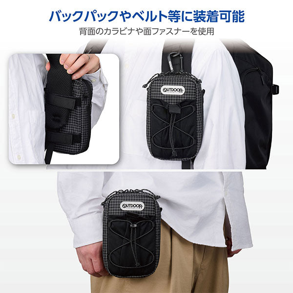 ハクバ ODPP07BK アウトドアプロダクツ スマートフォンポーチ07 ブラック