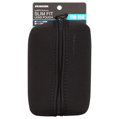 ハクバ KLP-LS1115BK ルフトデザイン スリムフィット レンズポーチ 110-150 ブラック