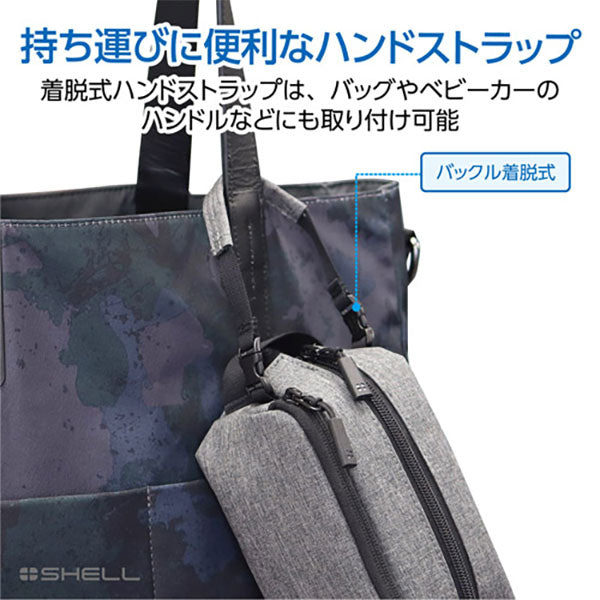 ハクバ SP-QA03MCMGY プラスシェル QA03 ムービーケース M グレー