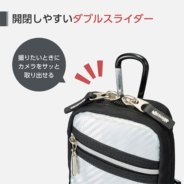 ハクバ SPG-CS-CPMSV ピクスギア CS カメラポーチ M シルバー