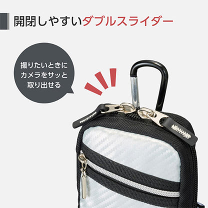 ハクバ SPG-CS-CPMSV ピクスギア CS カメラポーチ M シルバー