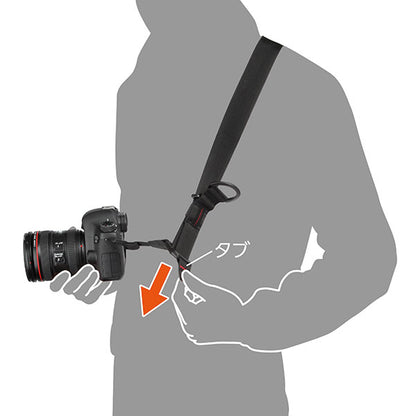 ハクバ KST-62SS38BK ルフトデザイン スピードストラップ 38