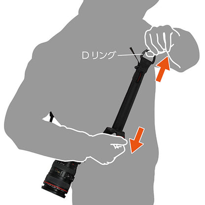 ハクバ KST-62SS38BK ルフトデザイン スピードストラップ 38