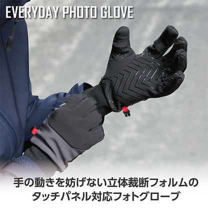 ハクバ KPG-EDSKK エブリデイフォトグローブ Sサイズ カーキ