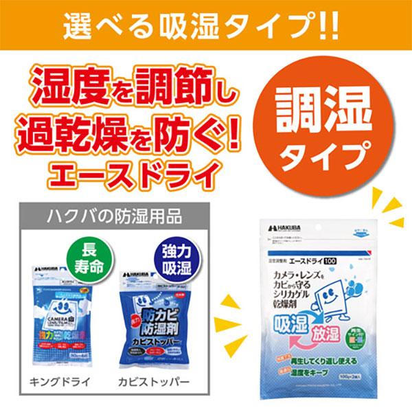 ハクバ KMC-70A100 湿度調整剤 エースドライ100