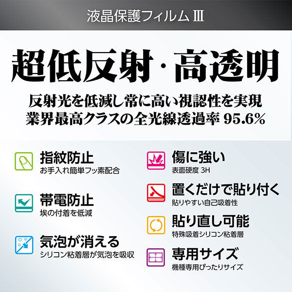 ハクバ DGF3-FGFX100RF デジタルカメラ用液晶保護フィルムIII FUJIFILM GFX100RF専用