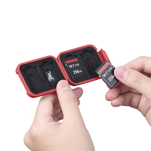 ハクバ DMC-20SSDRD ポータブルメディアケース S SD/microSDカード用 ダークレッド