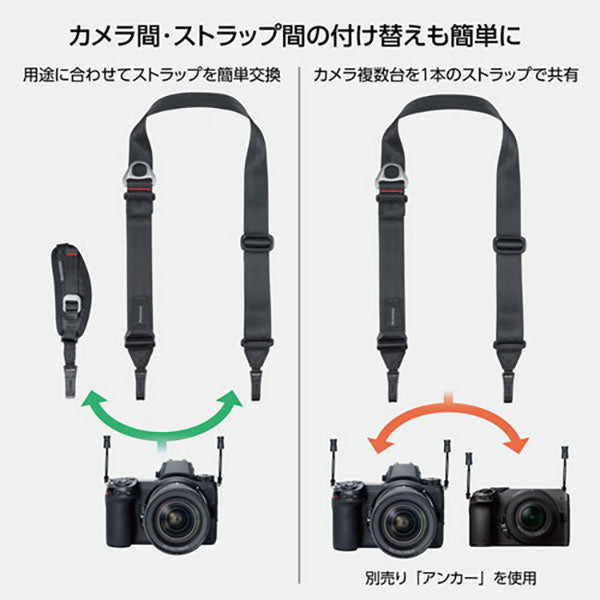 ハクバ KST-66ATSS38 アンチツイストストラップ スピードスリング 38