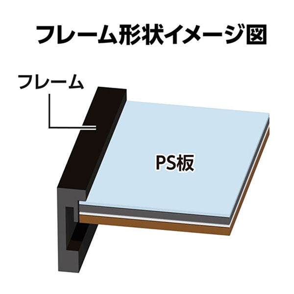 ハクバ FZG01-A3BK ZEROフレーム G-01 A3 ブラック