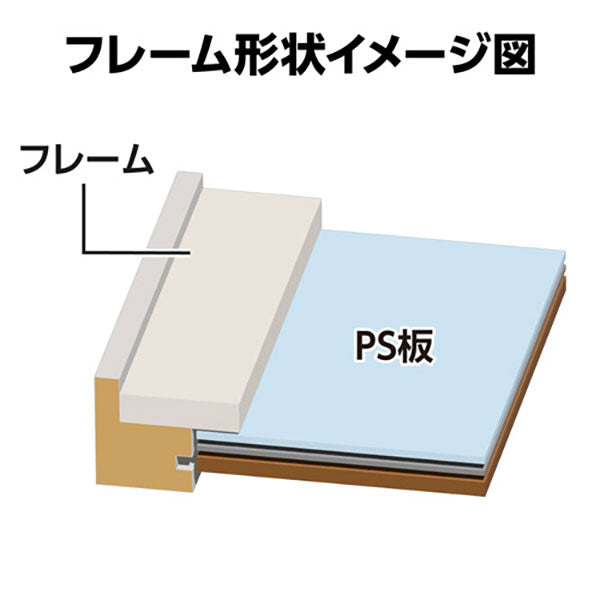ハクバ FWRP-WWA4 フォトフレーム ラポール A4／B5サイズウッディホワイト