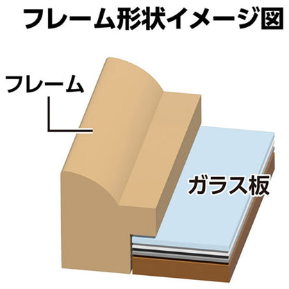 ハクバ FWTR3-BRL1 フォトフレーム テリア3 Lサイズ 1面 ブラウン