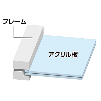 ハクバ FWFCL-WT2L フローティングフォトフレーム Cielo L/KG/2L ホワイト