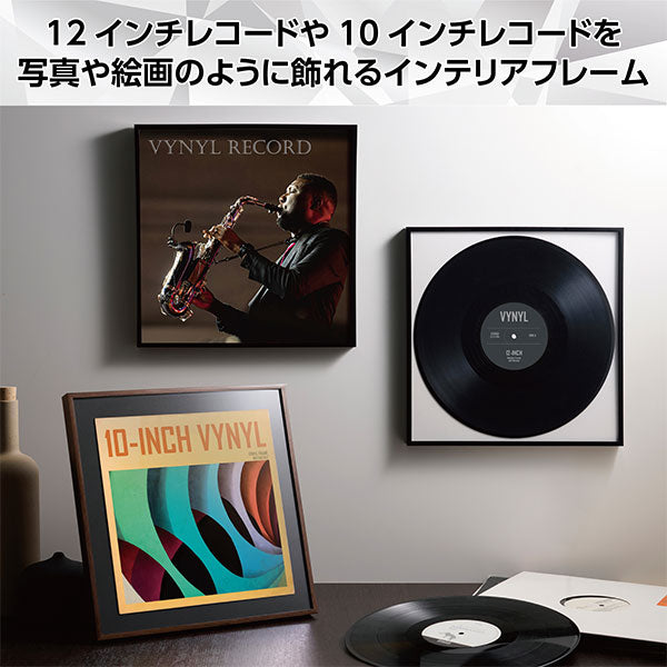 ハクバ FRG01-12BK レコード額 RG-01 12インチ/10インチレコードジャケット対応 ブラック