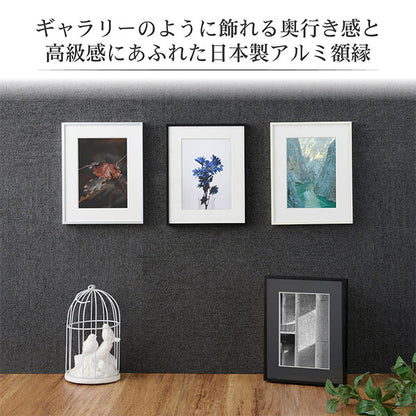 ハクバ HFA-03WT-2L アルミ額 2L判サイズ ホワイト