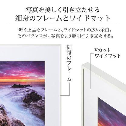 ハクバ HFA-03WT-A4 アルミ額 A4サイズ ホワイト