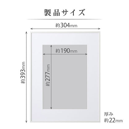 ハクバ HFA-03WT-A4 アルミ額 A4サイズ ホワイト