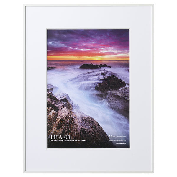ハクバ HFA-03WT-A4 アルミ額 A4サイズ ホワイト