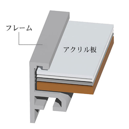 ハクバ HFA-03WT-A3N アルミ額 A3ノビサイズ ホワイト