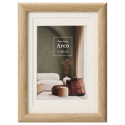 ハクバ FWAR-LNT フォトフレーム 木製 Arco L/KGハガキ/2Lサイズ ナチュラル